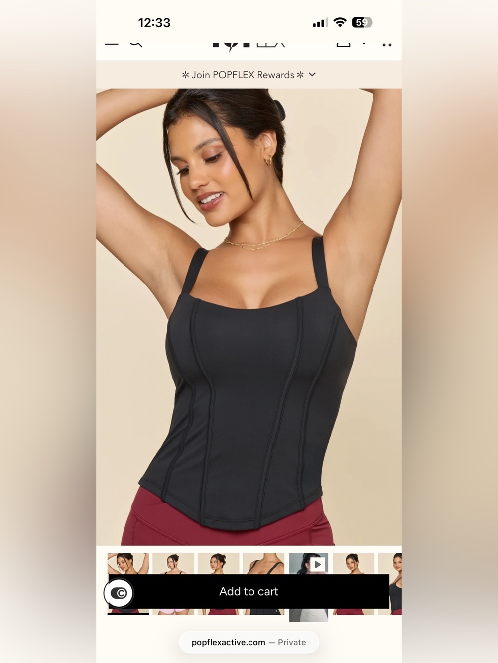 Popflex Corset Cami